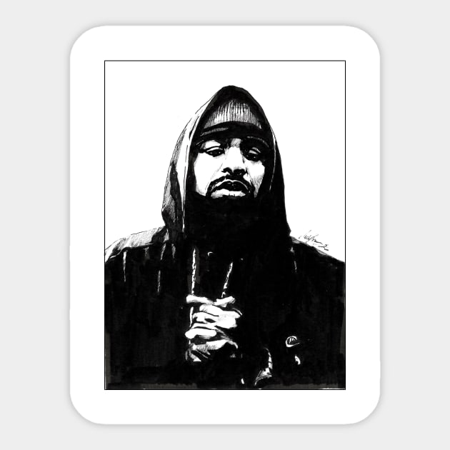 Method Man (Wu Tang) Sticker by Jack Browning